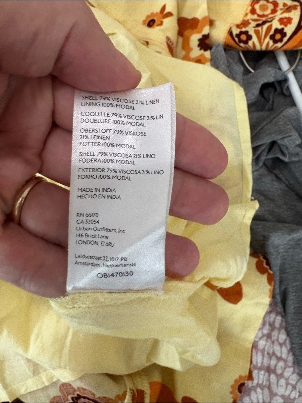 Urban Outfitters Caterina Off Shoulder Mini Dress - Picture 10 of 10